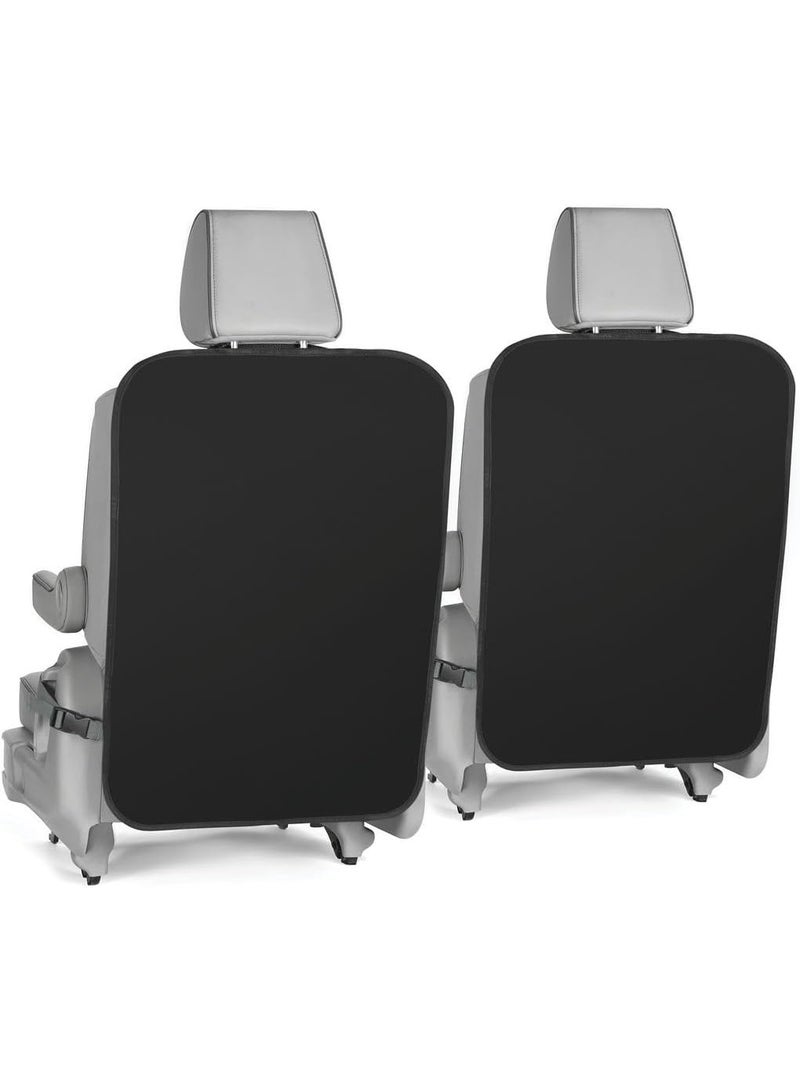 YelaJoy Car Kick Mats Back Seat Protector, Set of 2 X-Large Seat Back Cover for Kids, Made with Thick Waterproof Material to Fully Protect Backseat from Dirt, Mud and Scuffs Marks, Fits Most Cars - Image 1
